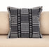 Black and White Abstract Stripes Throw Pillow